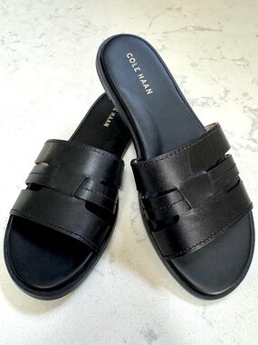 Black Cole Haan Flynn Slide Sandal Size 7